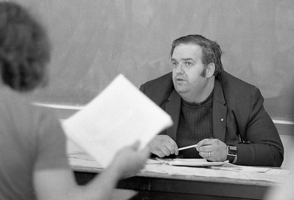 photo of Bob in class